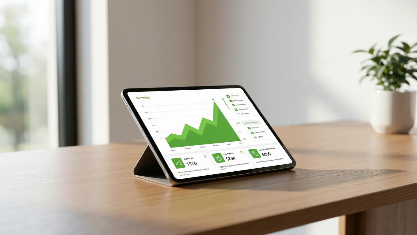 Digital financial dashboard showing best unsecured personal loans options in 2026