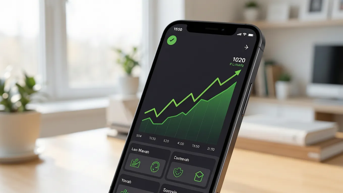 Visualizing the process of finding highest rated personal loans via mobile app