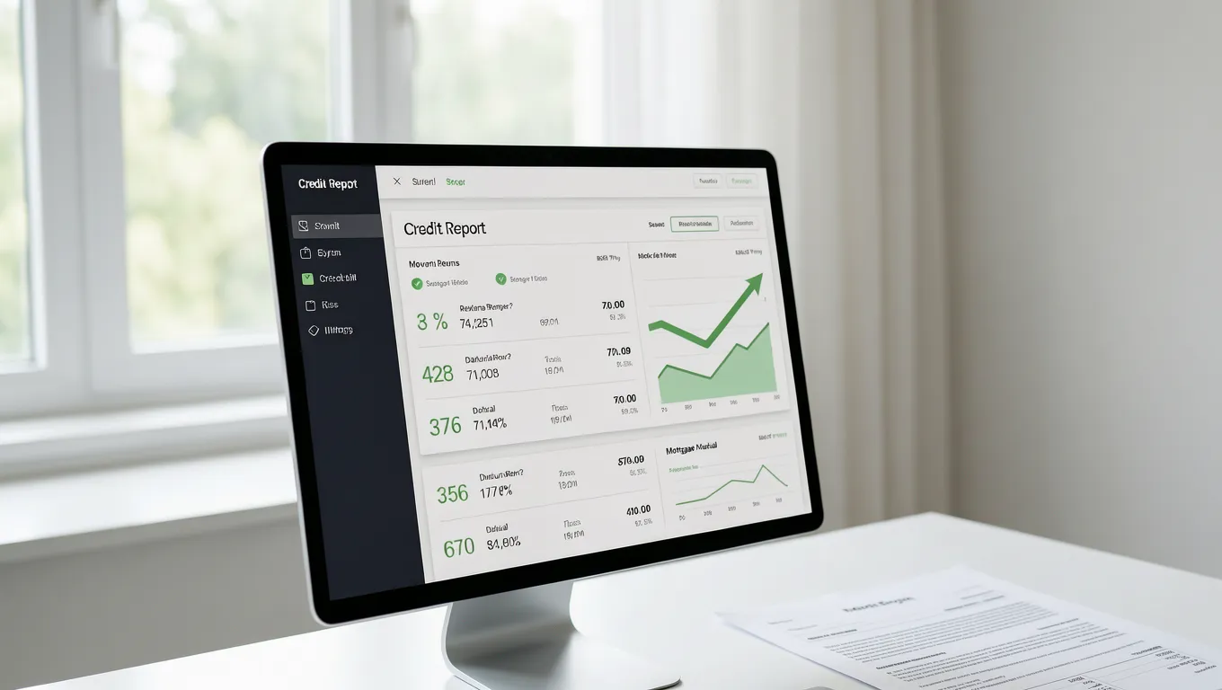Reviewing how to qualify for a mortgage with a low credit score via digital dashboards