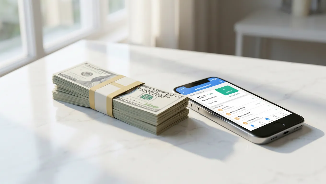 A visual representation of fast access to small personal loans.
