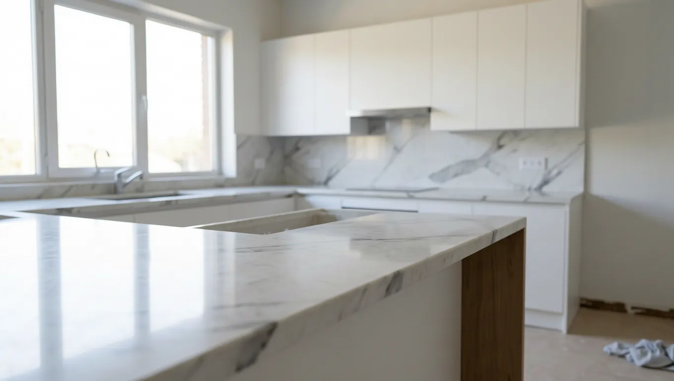 A luxury kitchen remodel scene illustrating common uses for top rated personal loans