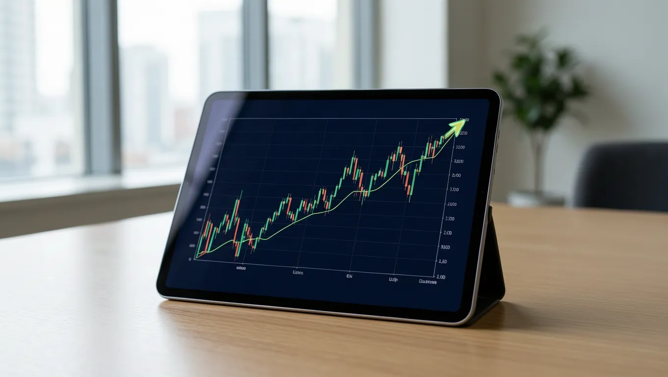 Digital display showing fluctuating variable rate personal loans trends in 2026.